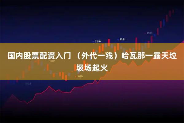 国内股票配资入门 (外代一线)哈瓦那一露天垃圾场起火