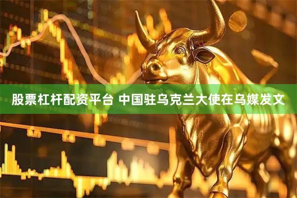 股票杠杆配资平台 中国驻乌克兰大使在乌媒发文